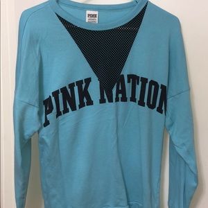 Pink crew neck